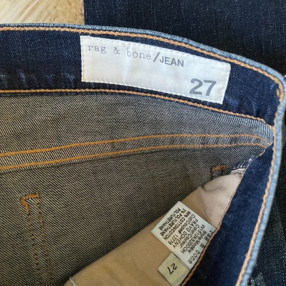 NWT rag & bone New York Frayd Doheny Crop Jeans 27 - Picture 6 of 10